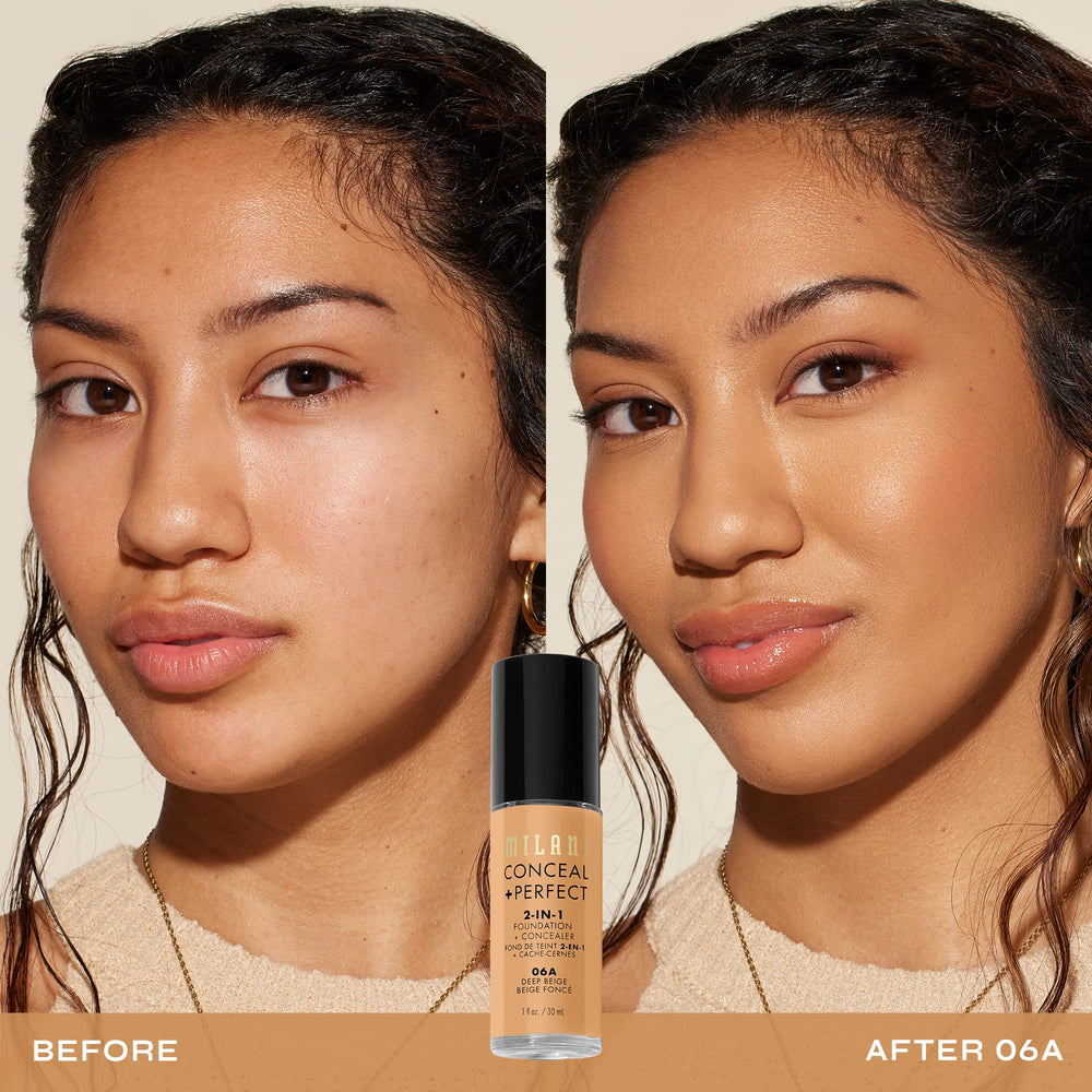 Milani Conceal Perfect ayuda a cubrir imperfecciones con tono uniforme.