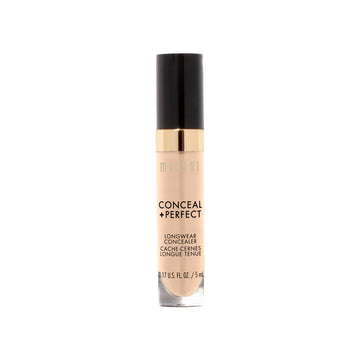 Duración de 12 horas con Milani Conceal + Perfect resistente al sudor.