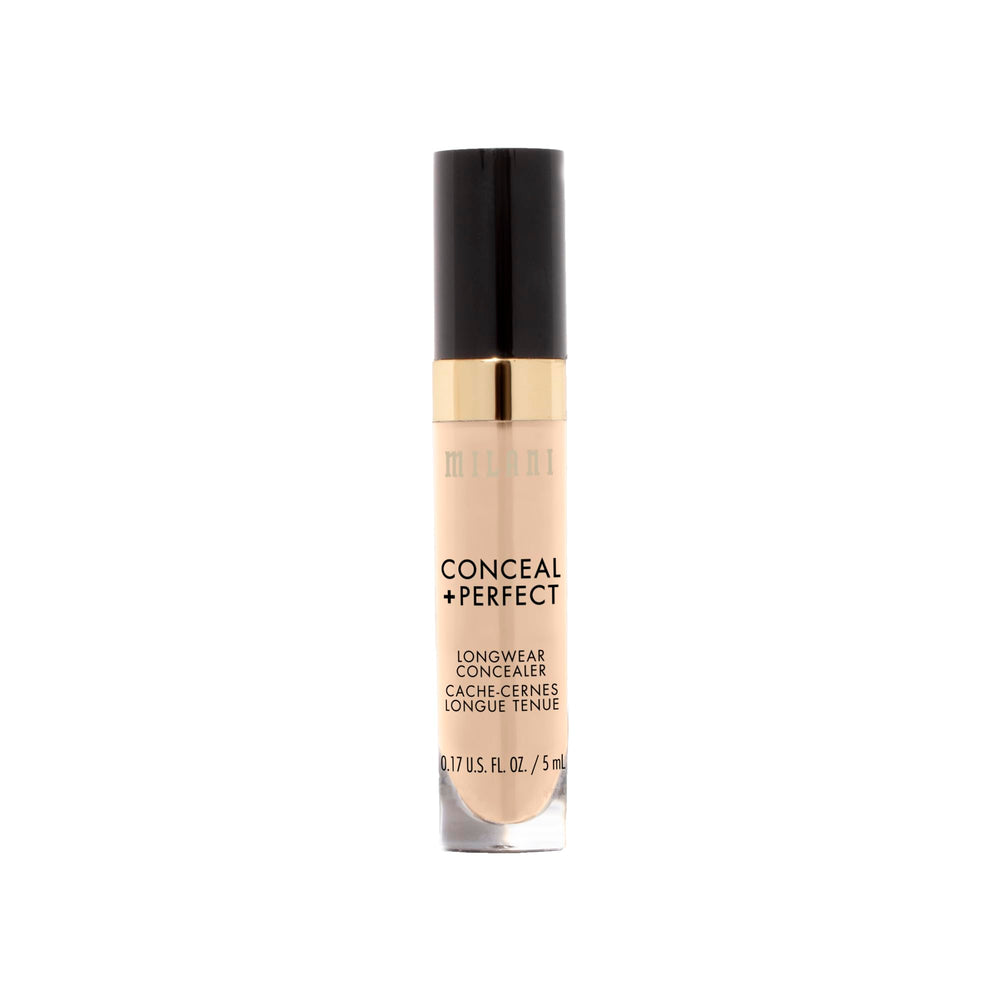 Duración de 12 horas con Milani Conceal + Perfect resistente al sudor.