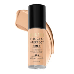Milani Conceal + Perfect envase-tubo, aplicación rápida para tono uniforme.