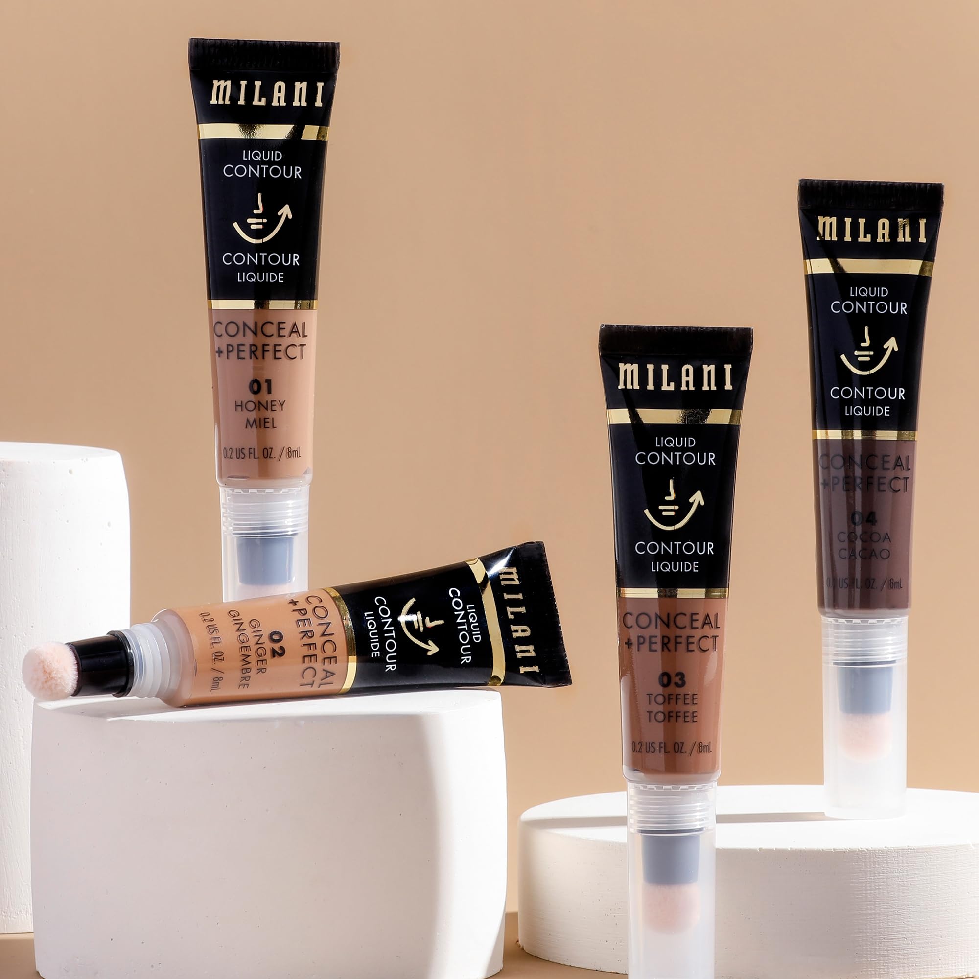 Milani Contorno Toffee con efecto levante para rasgos definidores.