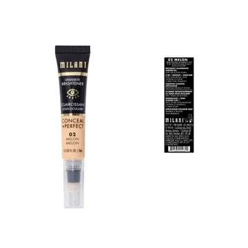 Milani Conceal + Perfect Melón aplicador suave para aplicar con precisión.