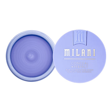 Milani Conceal + Perfect primer aplicación con brocha para un acabado uniforme.