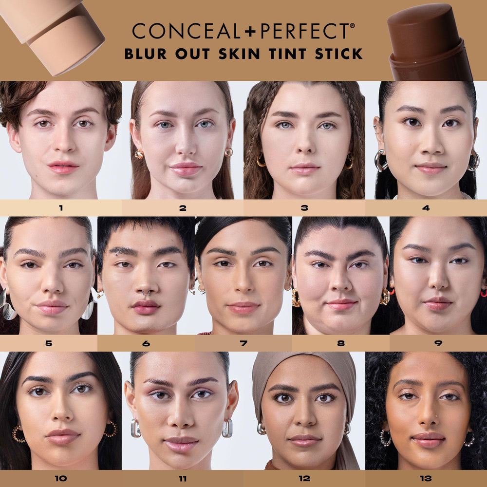 Milani Conceal + Perfect Skin Tint Stick: cobertura ajustable para una tez natural.