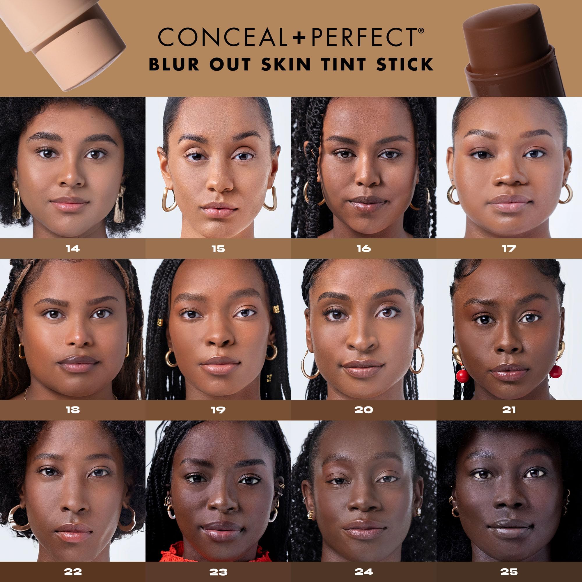 Milani Conceal + Perfect Skin Tint Stick: manteca de murumuru para hidratación ligera.