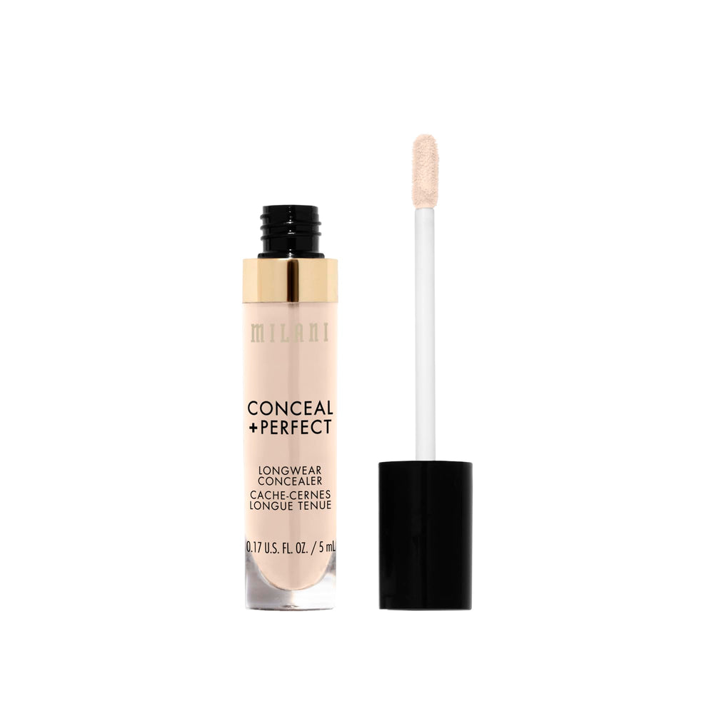 Milani Conceal + Perfect textura cremosa para cobertura duradera.