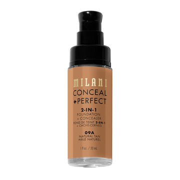Milani Conceal + Perfect textura cremosa para cobertura natural.