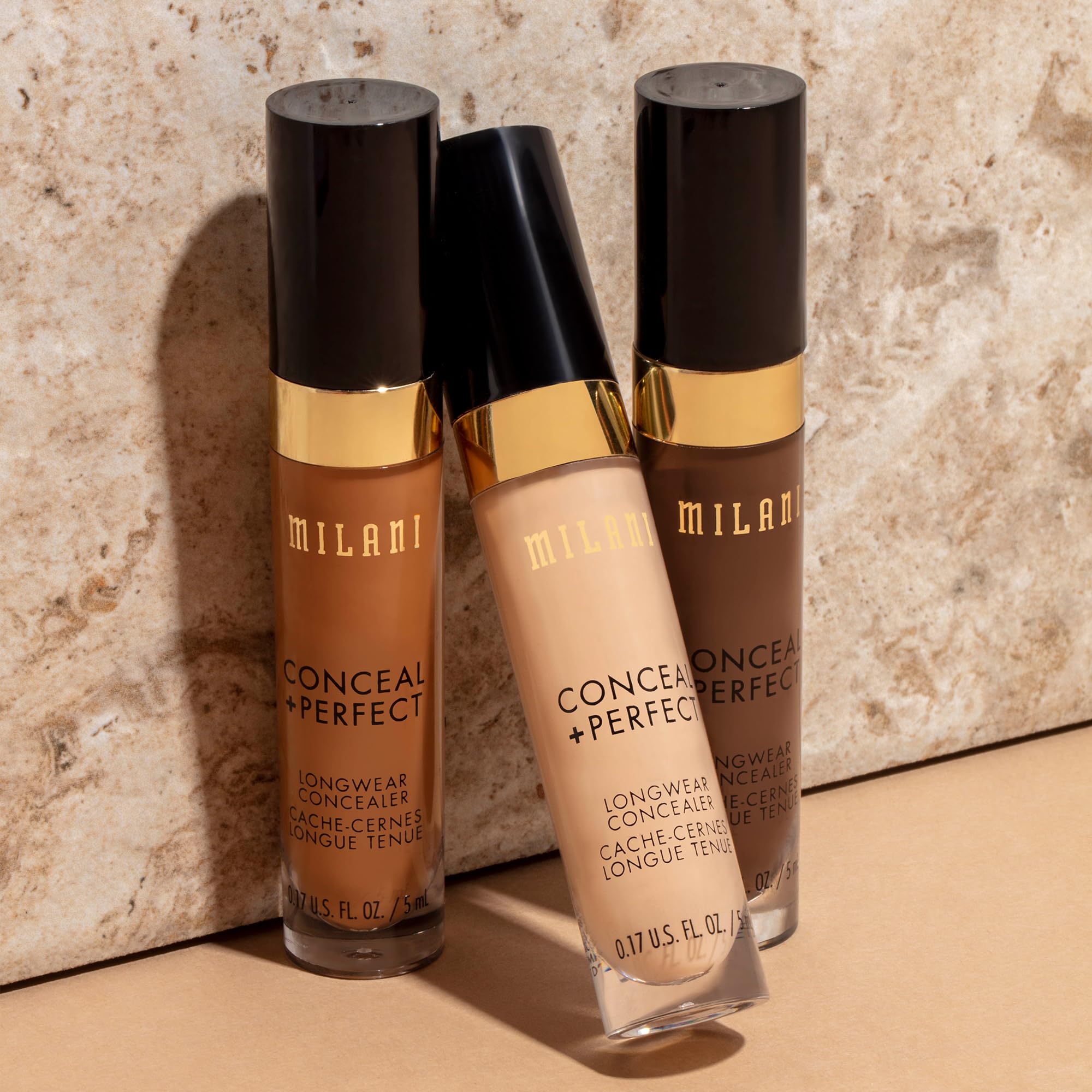 Milani Conceal + Perfect fórmula vegana y libre de crueldad.