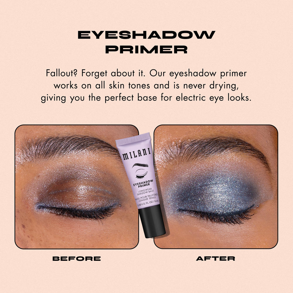 Milani Eyeshadow Primer, tono neutro, se adapta a cualquier piel