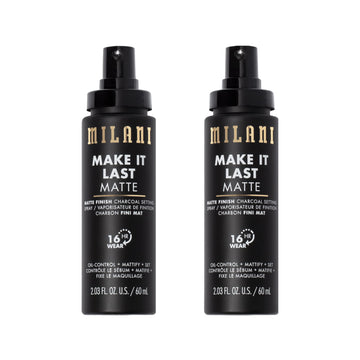 Milani fijador-base carbón mate en botella para un acabado duradero
