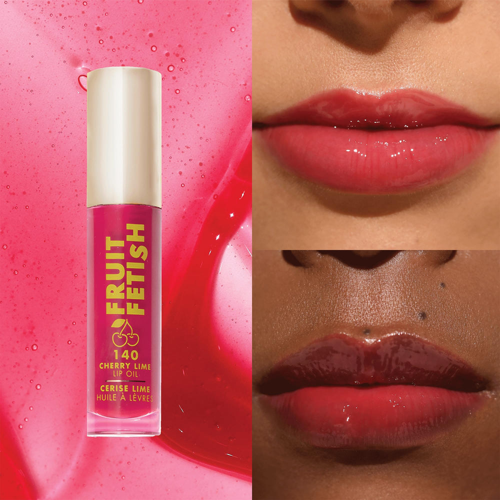 Milani Fruit Fetish Lip Oil con Vitamina E nutre y suaviza los labios.