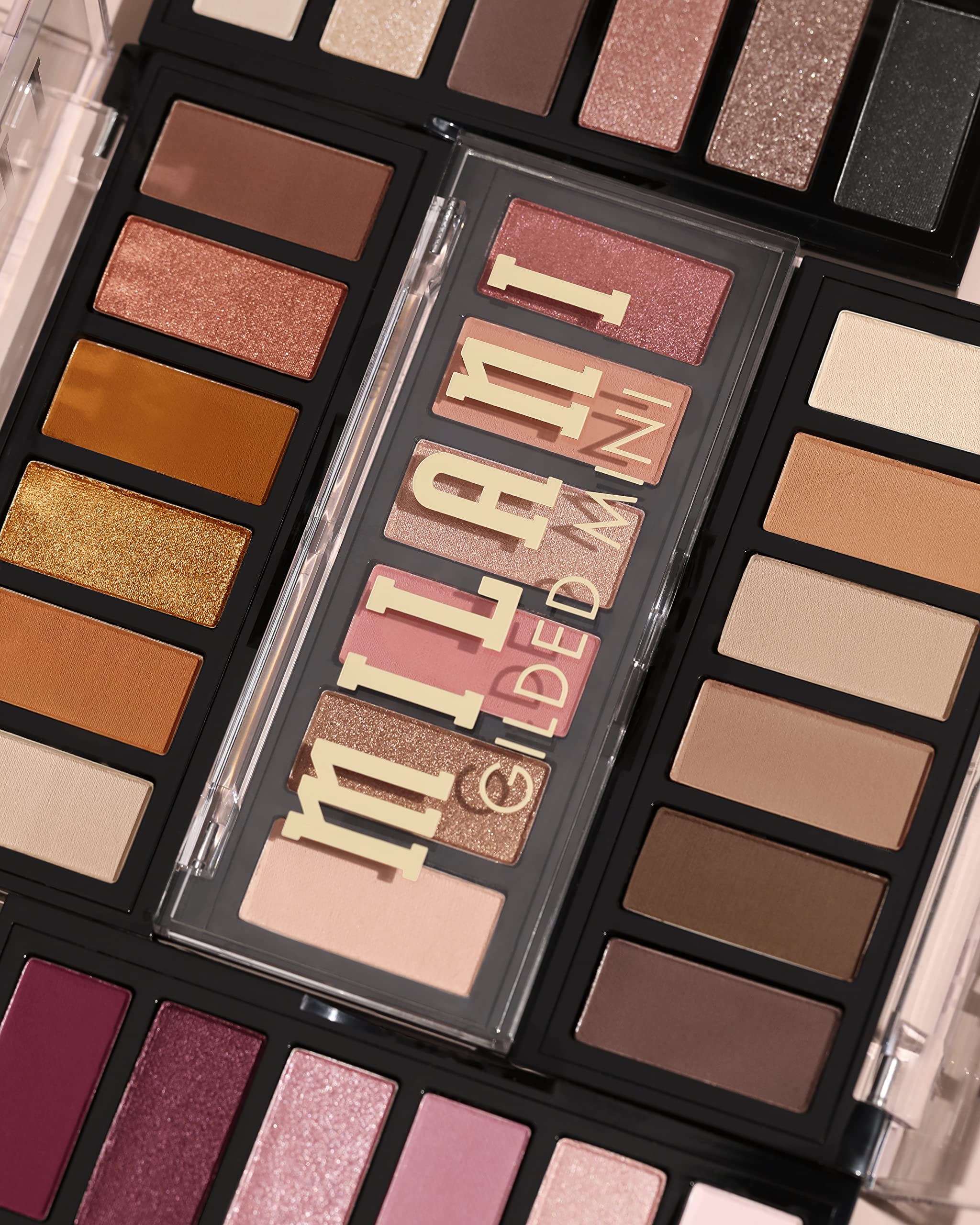 Milani Gilded Mini paleta con mezcla de colores para transiciones limpias.