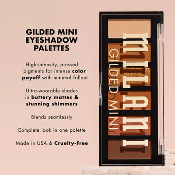 Milani Gilded Mini colección de 5 colores para combinar fácilmente.