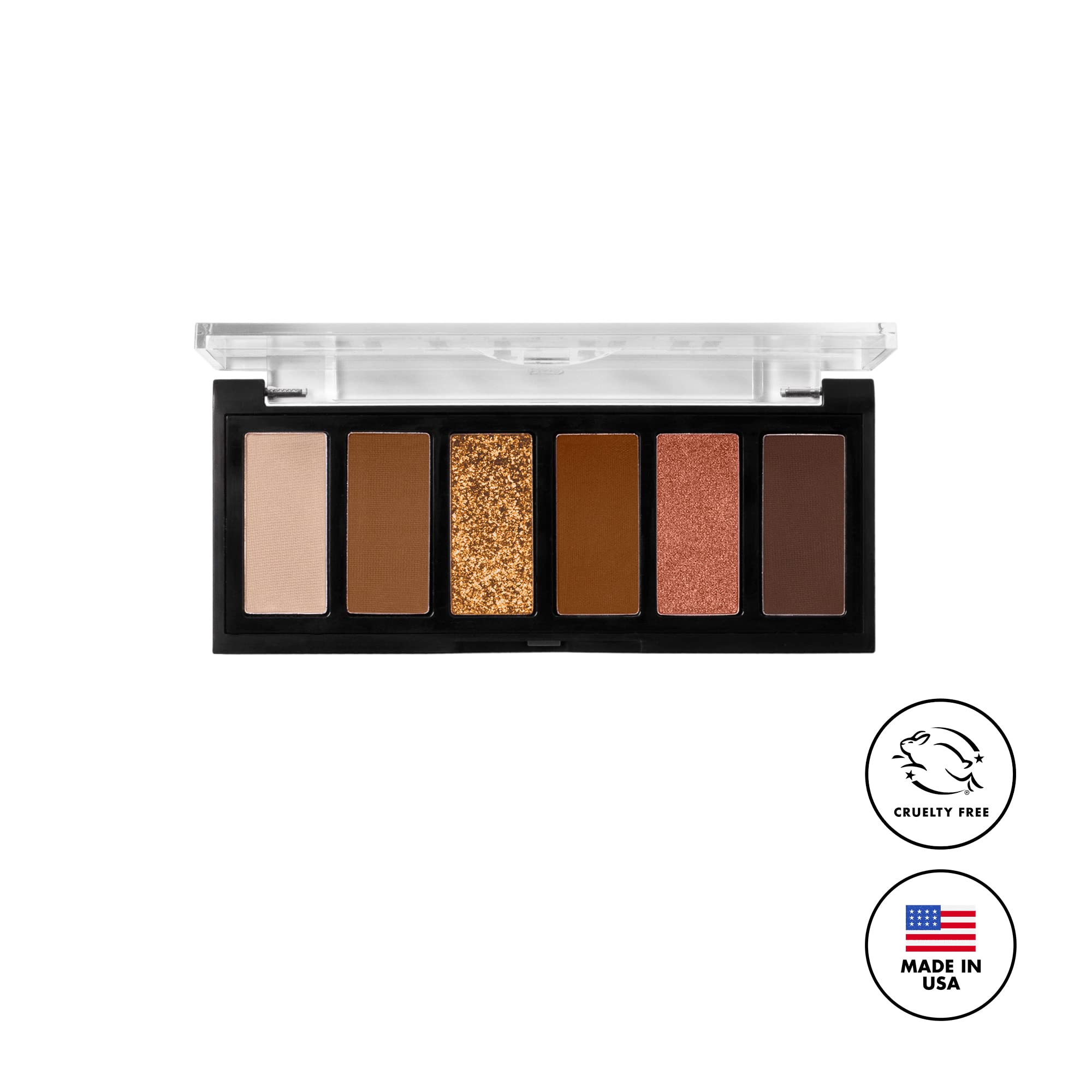 Milani Gilded Mini Paleta embalaje portátil para viaje.