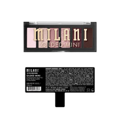 Milani Gilded Mini paleta abierta, tonos mate y brillo listos para combinar.