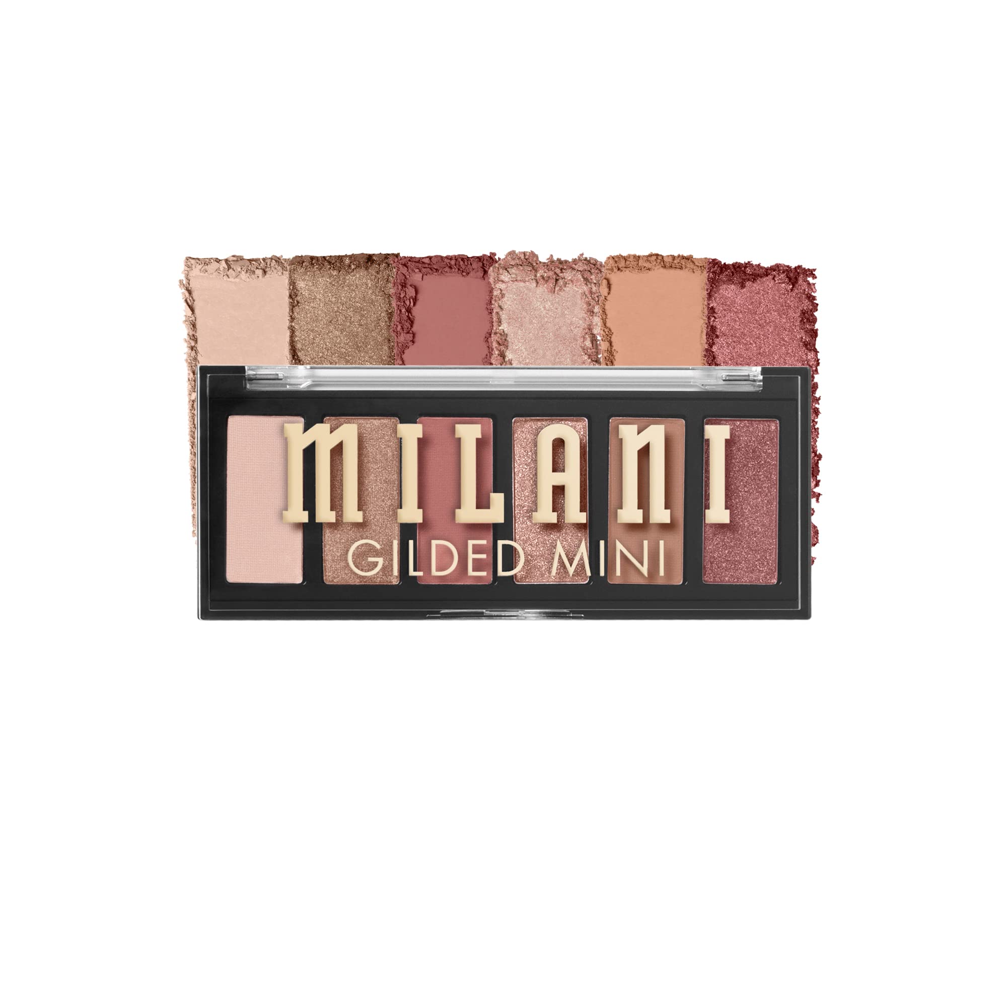 Milani Gilded Mini: paleta de 6 tonos mates y brillos para maquillajes intensos