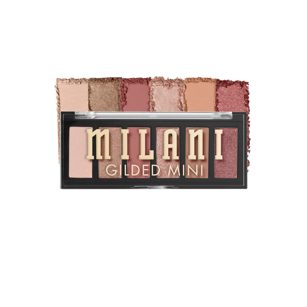 Milani Gilded Mini: paleta de 6 tonos mates y brillos para maquillajes intensos