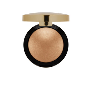 Milani iluminador horneado Champagne D'Oro con textura sedosa para difuminar