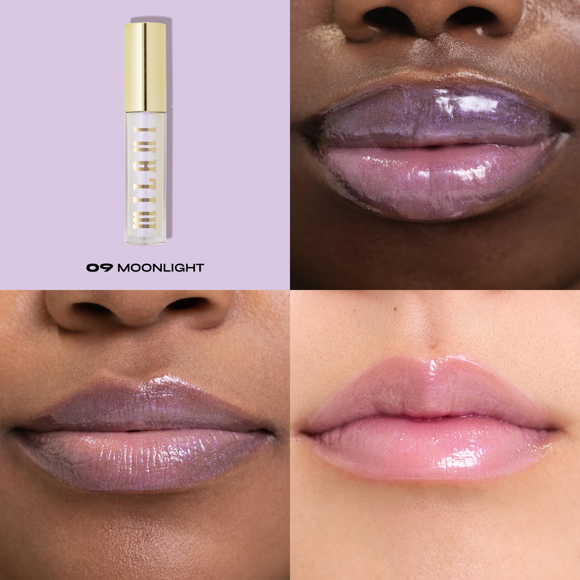 Milani Keep It Full Moonlight, aplicación lujosa para labios hidratados durante todo el día.