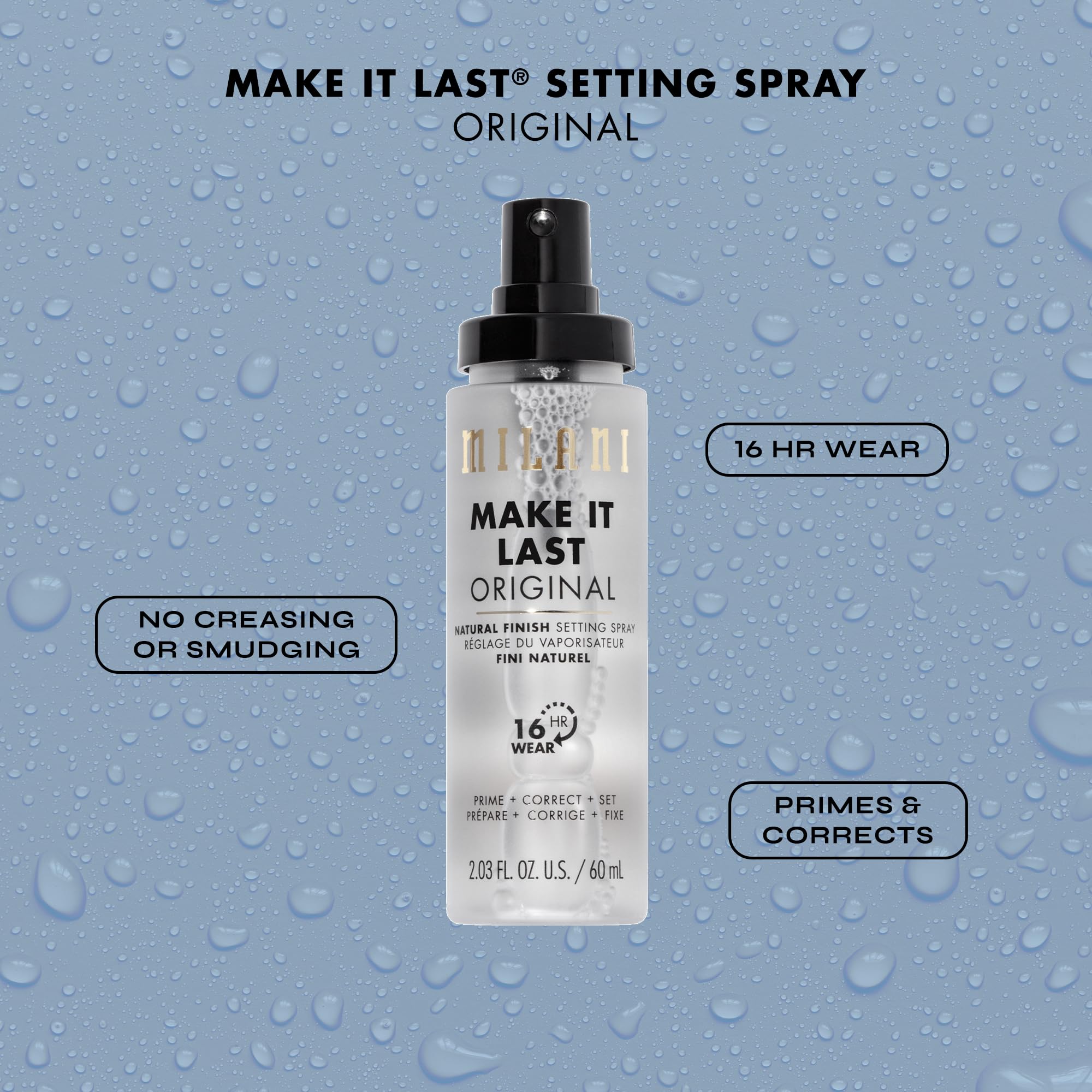 Milani Make It Last natural finish on the skin