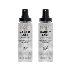 Milani Make It Last prime-set bottle ready for makeup prep and setting