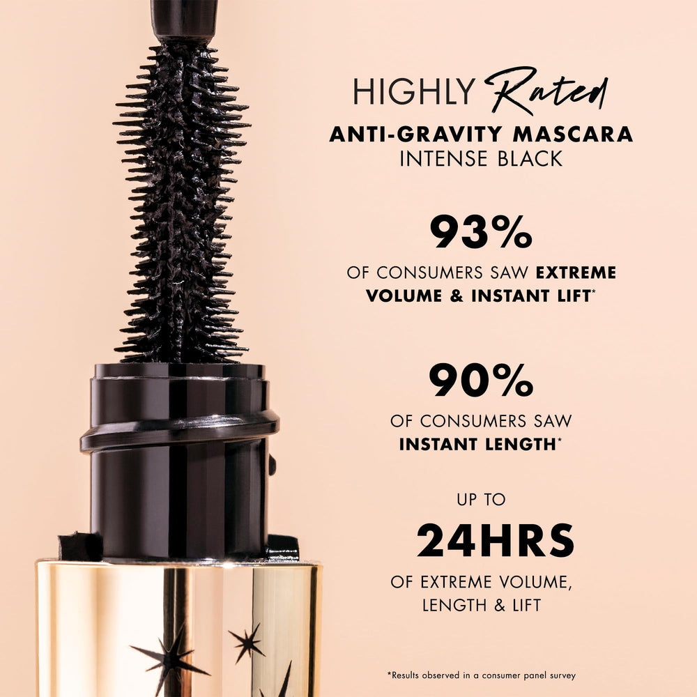Milani Mascara negro intenso, acabado sin grumos para un look definido.