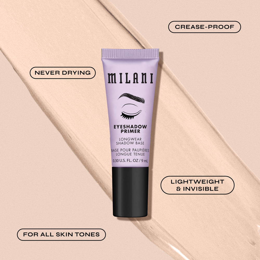 Pigmento de sombras realzado gracias al primer Milani.