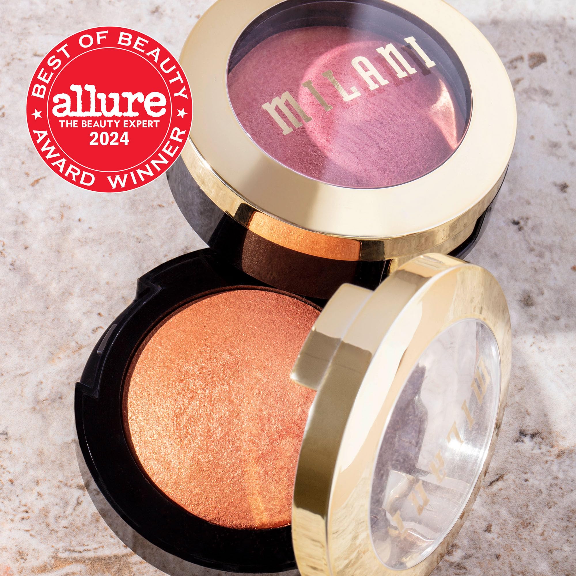 Milani Rose Blush – contour et lumière avec rose pour structurer le visage.