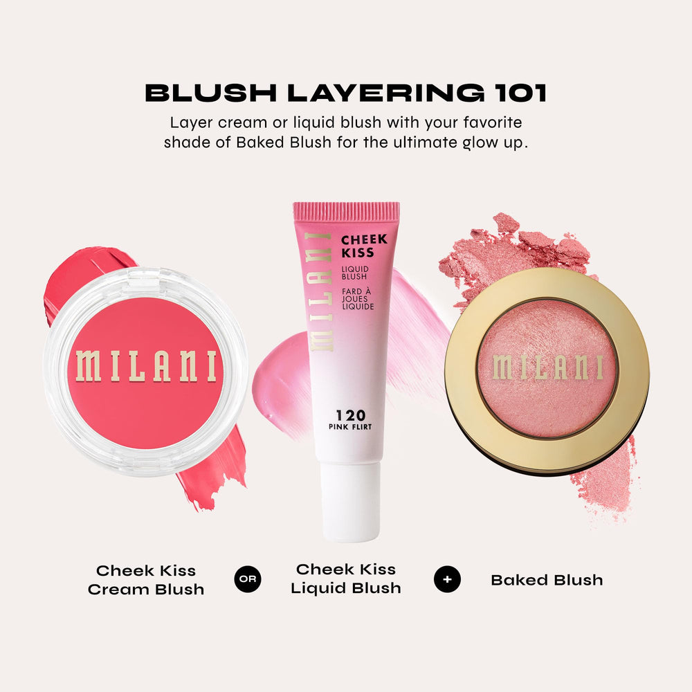 Pinceau mini inclus avec Milani Rose Blush pour une application précise.
