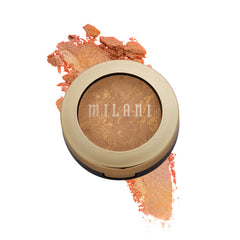 Milani Soleil bronceador horneado en aplicación para un brillo suave y natural