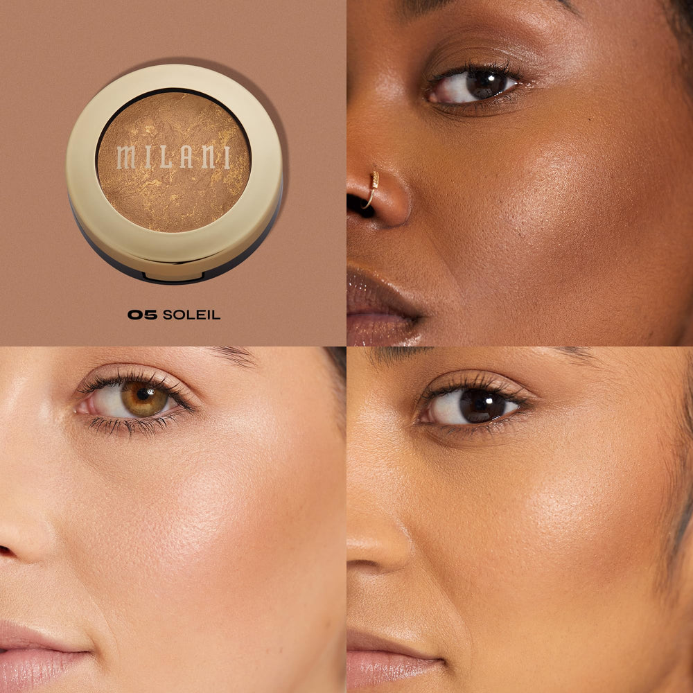 Milani Soleil bronceador horneado textura terracota favorece contornos definidos