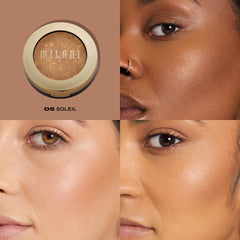 Milani Soleil bronceador horneado textura terracota favorece contornos definidos