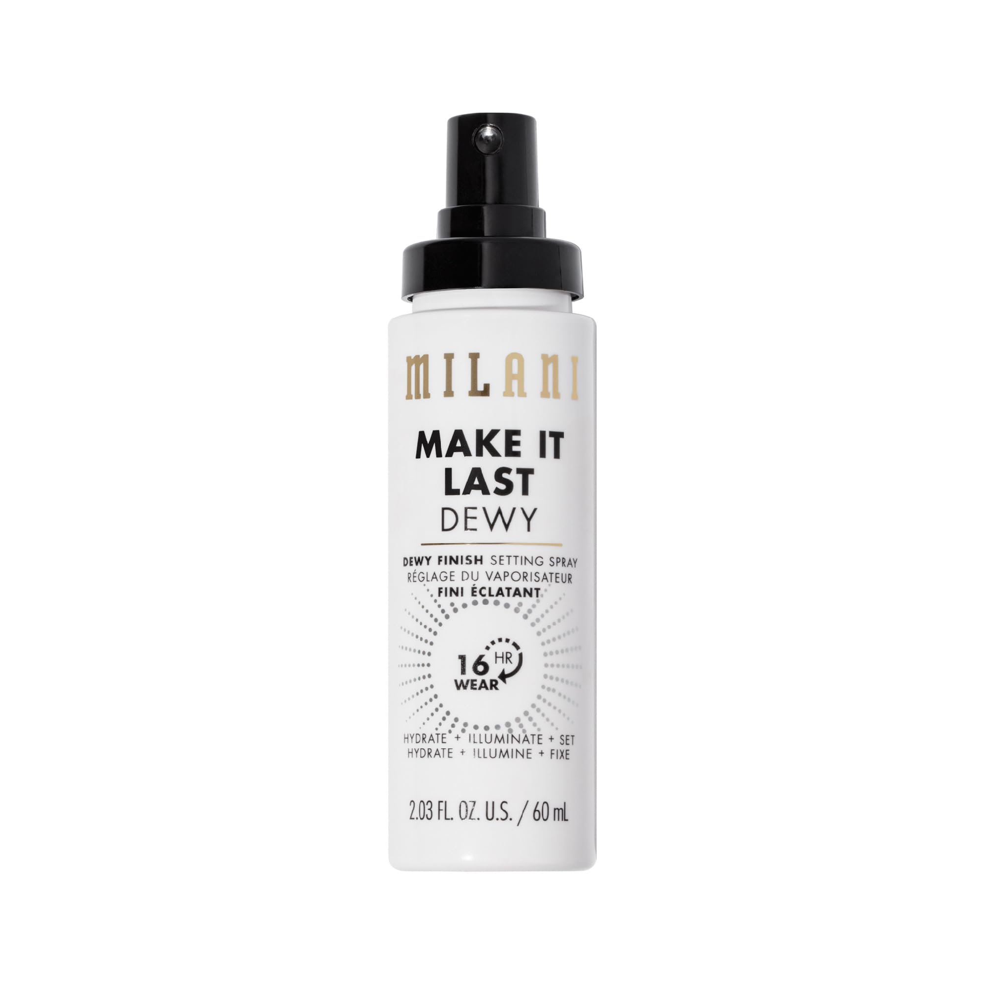 Milani Make It Dewy: acabado radiante y fresco al finalizar la rutina.
