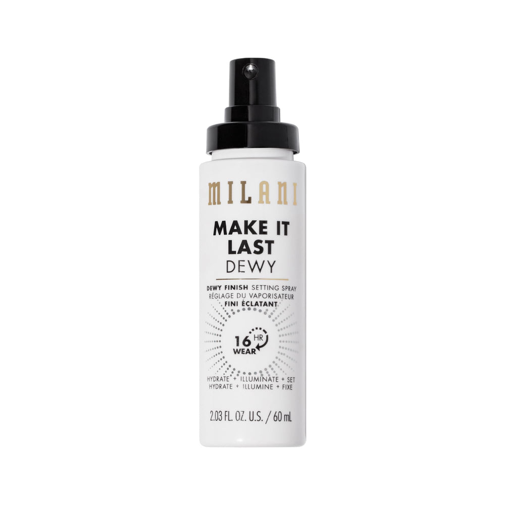 Milani Make It Dewy: acabado radiante y fresco al finalizar la rutina.