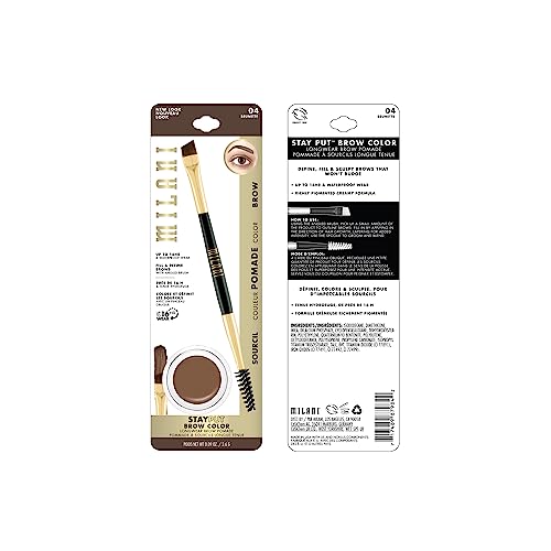 Milani Stay Put Brow Color delineado preciso para realzar la forma de las cejas