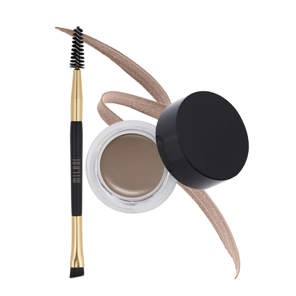 Milani Stay Put Brow Color empaque elegante para retoques diarios