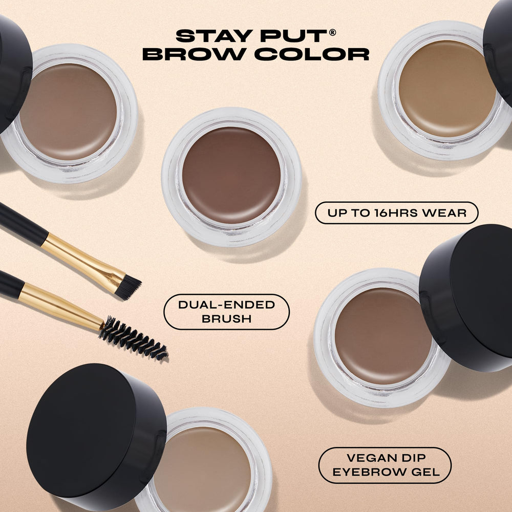 Milani Stay Put Brow Color textura cremosa para aplicación suave