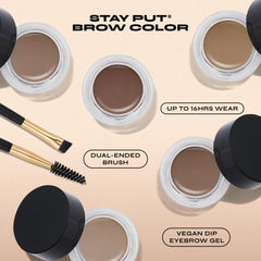 Milani Stay Put Brow Color textura cremosa para aplicación suave