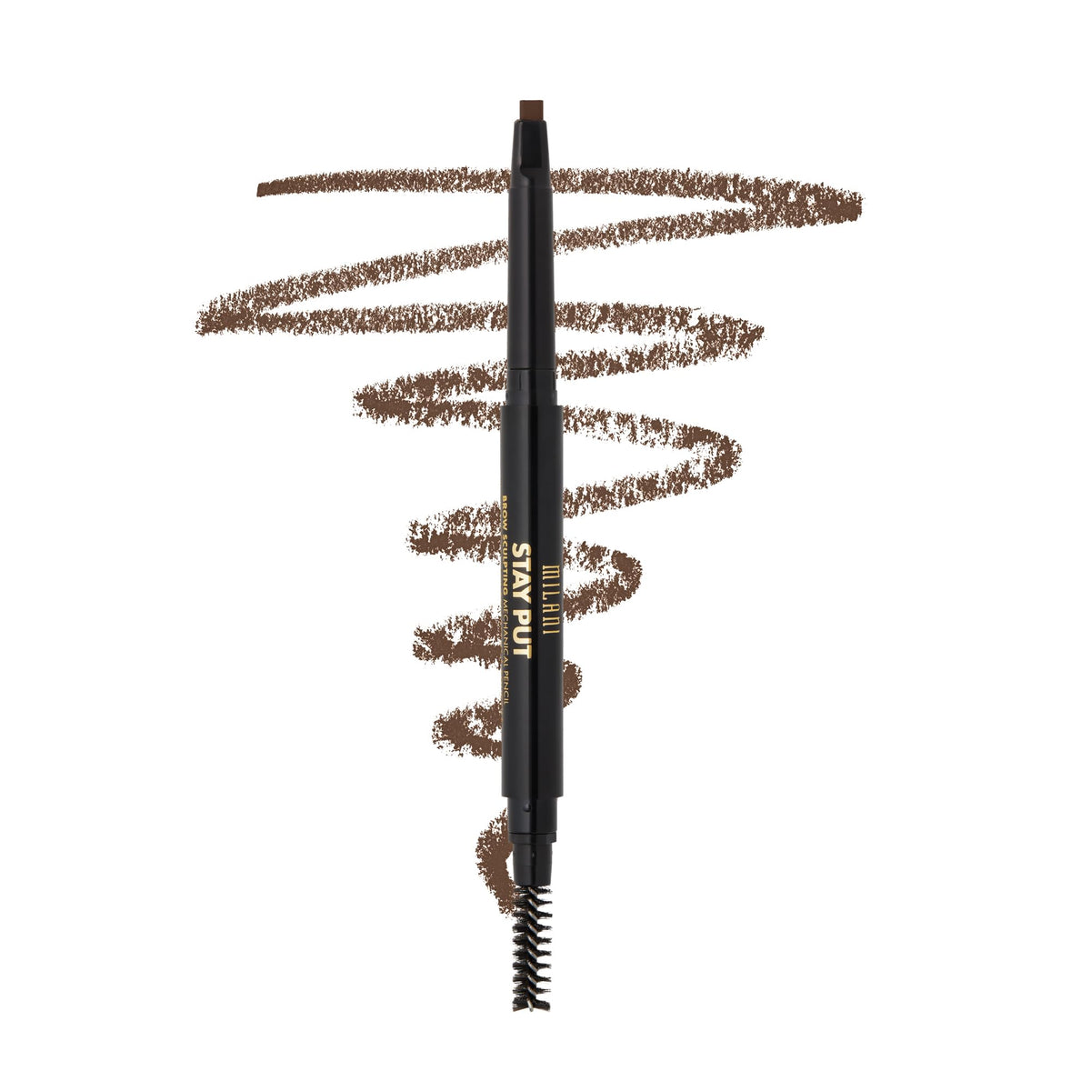 Milani Stay Put Brow Pencil ofrece aplicación precisa para cejas definidas y naturales.