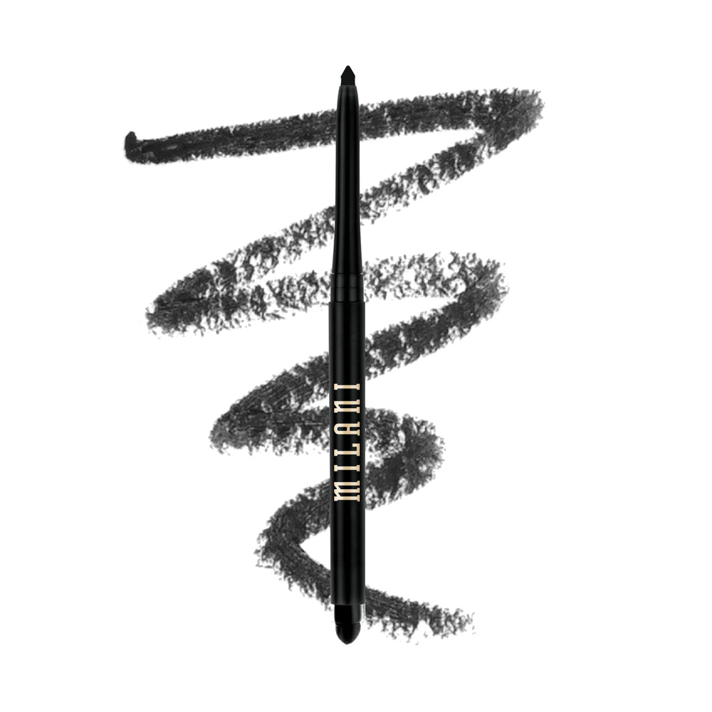 Milani Stay Put Eyeliner After Dark ofrece aplicación suave y delineado duradero.