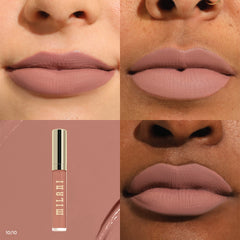 Milani Stay Put Labial, tonos neutros y audaces para cualquier ocasión.