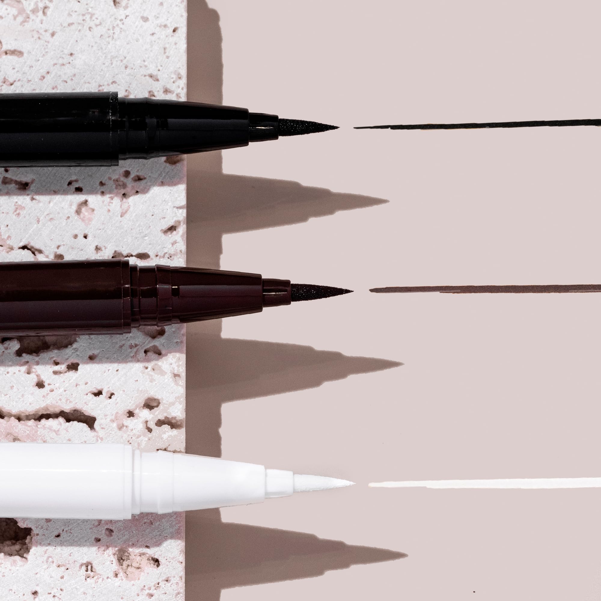 Milani The Tank eyeliner smudgeproof finish resists smearing throughout the day.