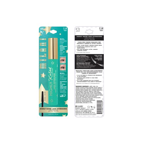 Milani Tubing Mascara muestra tecnologia de tubos para pestañas definidas y levantadas