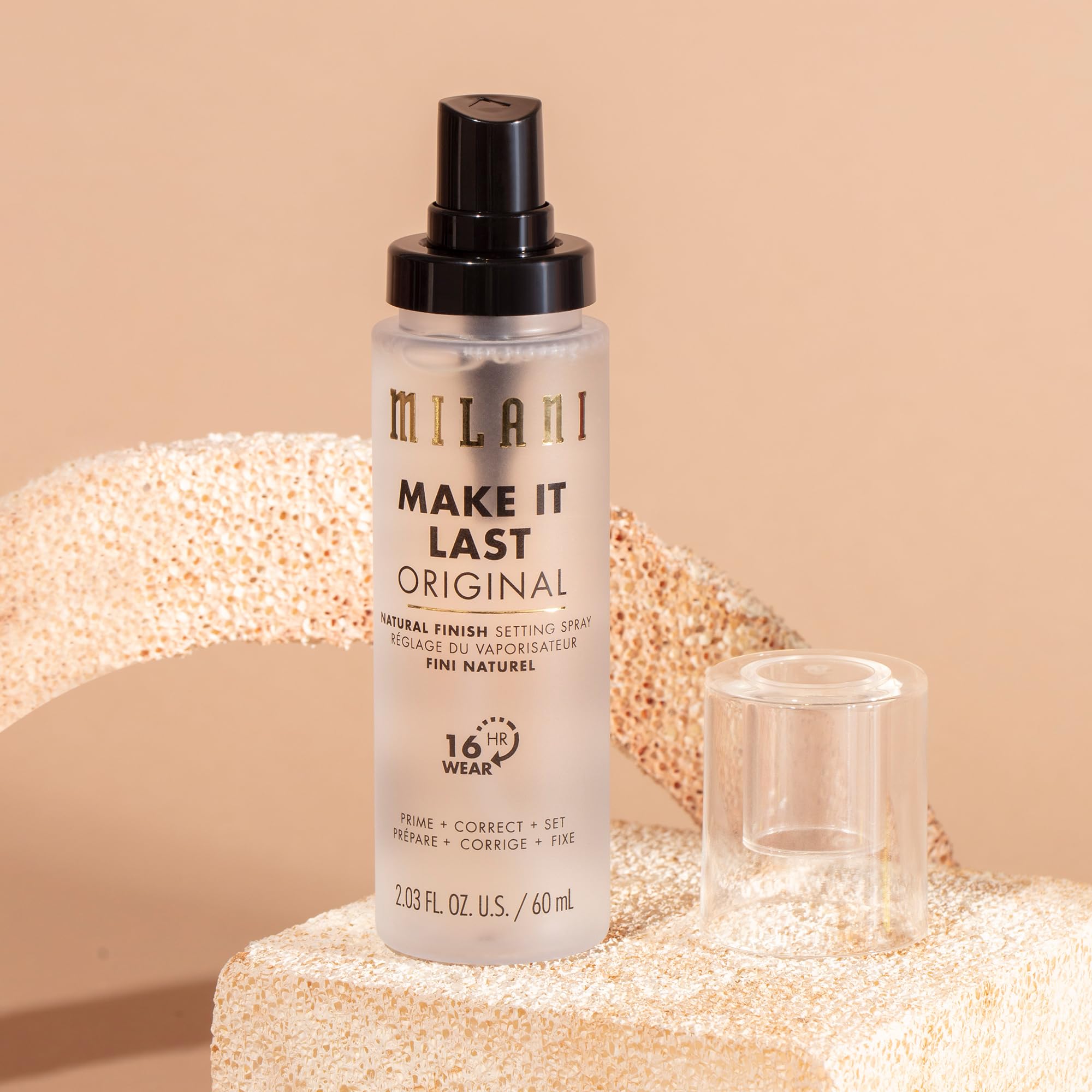 Milani vegan cruelty-free logo on packaging