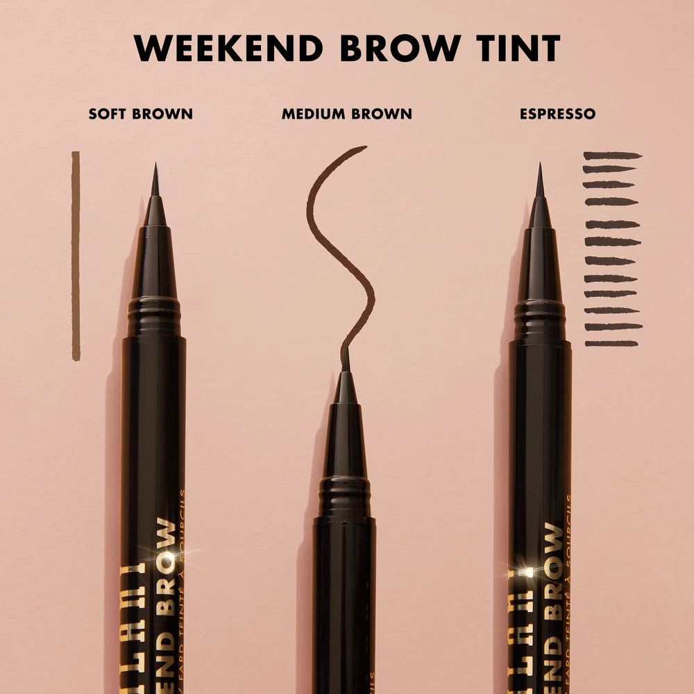 Milani Weekend Brow Tint 140 Espresso, color duradero para un look de cejas pulido.