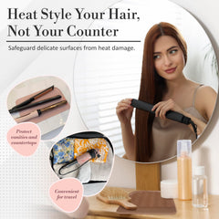 Milaya Beauty porta-alisadores de silicona mantiene herramientas seguras