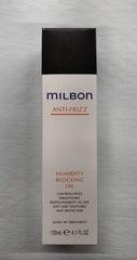 Milbon Anti-Frizz: botella de aceite que bloquea la humedad y define rizos