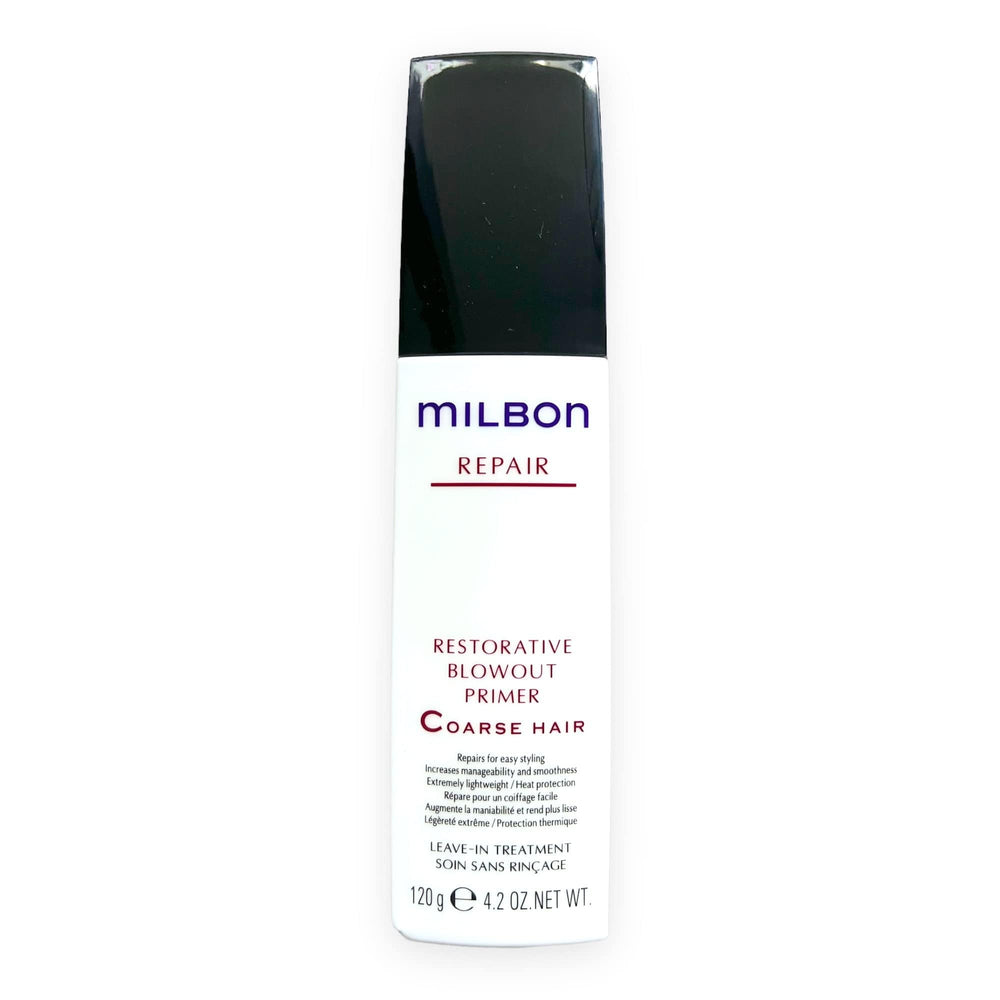 Milbon primer restaurador para secado con secador, protección de calor para cabello grueso