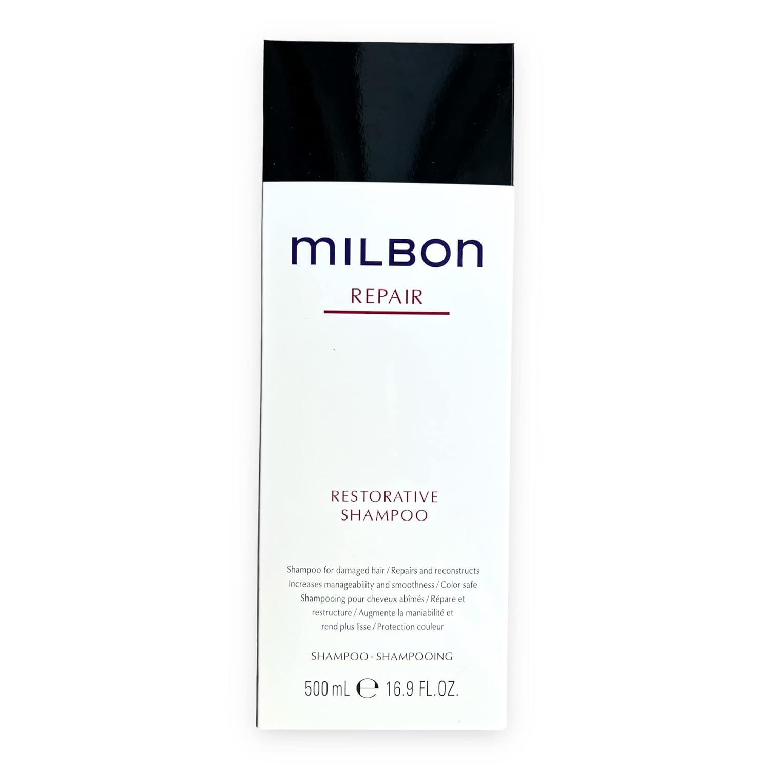 Milbon Reparación Champú, botella grande, limpieza suave para cabello dañado