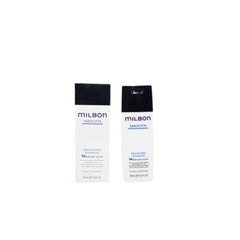 Milbon Shampoing Lissage, bouteille 200 ml, douceur et brillance pour cheveux moyens.